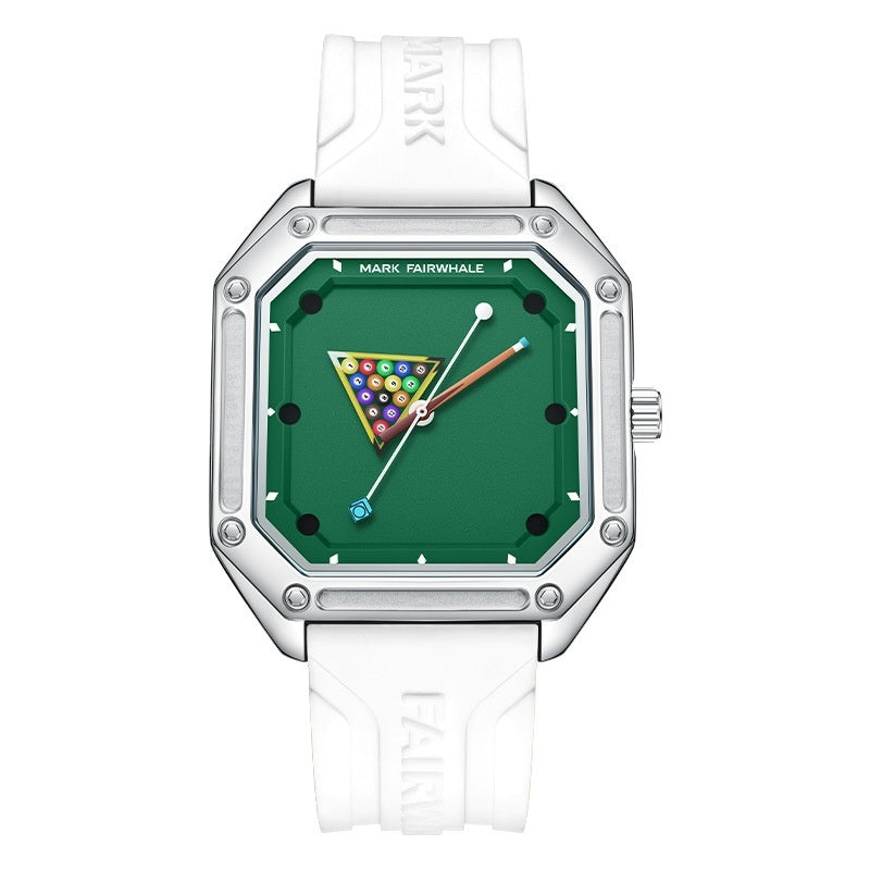 Creative Watch Quartz Wristwatch Personalized Men's With A Billiards-themed Dial